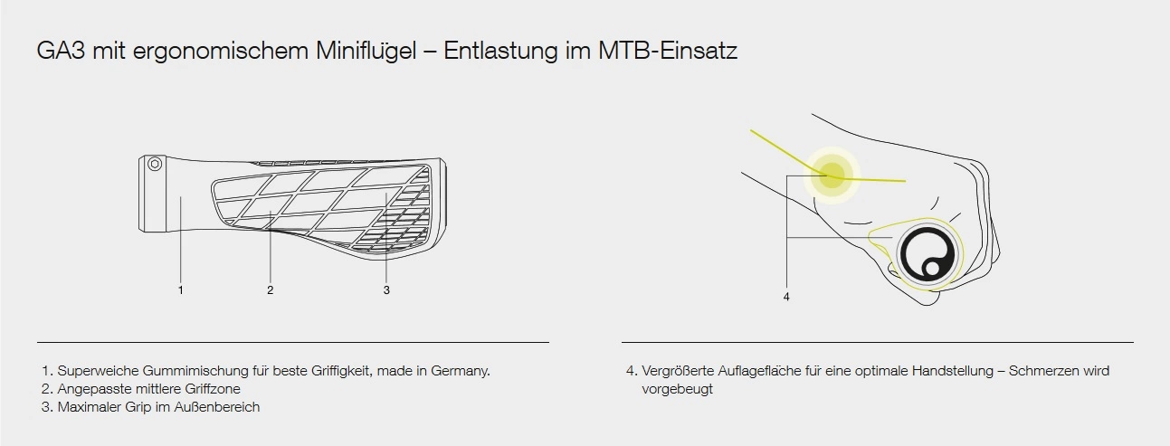 Ergon GA3 Juicy Orange Large Lenkergriffe 2 Ergon GA3 Juicy Orange Large Lenkergriffe – Bild 2