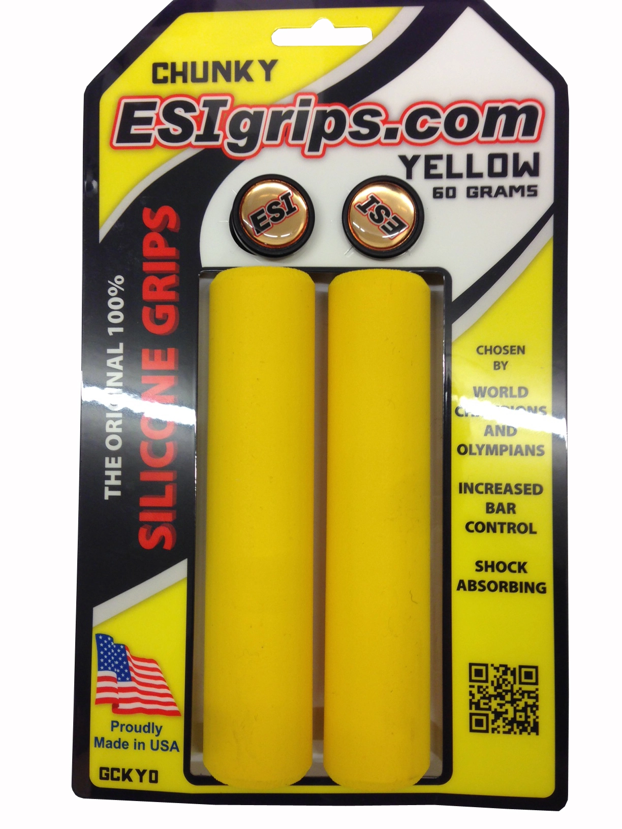 ESI Grips Chunky Yellow Lenkergriffe 1 ESI Grips Chunky Yellow Lenkergriffe