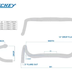 Ritchey Comp Butano 44cm Lenker -Fizik Verkäufe ritchey comp butano internal routing handlebar 5 21935 4 21936 4