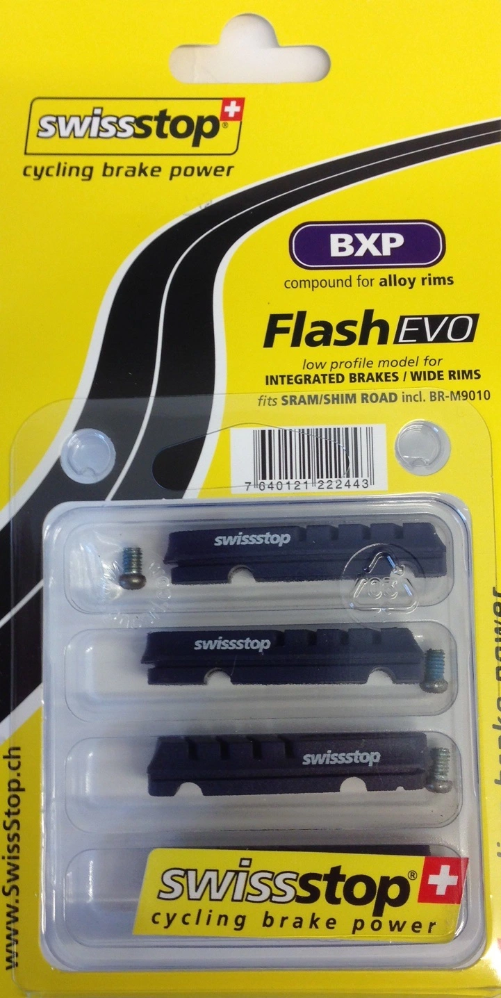 Swissstop Flash Evo BXP Shimano/Sram Bremsgummis 2 Swissstop Flash Evo BXP Shimano/Sram Bremsgummis – Bild 2