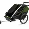 Thule Chariot CAB 2 Cypress Green-black Kinderanhänger